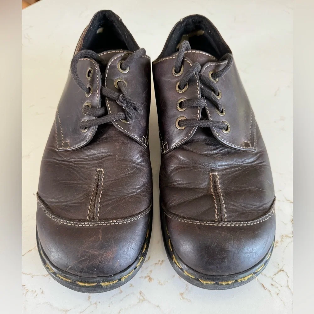 Vintage Men's Dr. Martens made in England Platform Oxford / Leather / 10